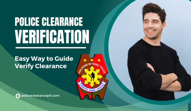 Police Clearance Verification Online Process in Philippines