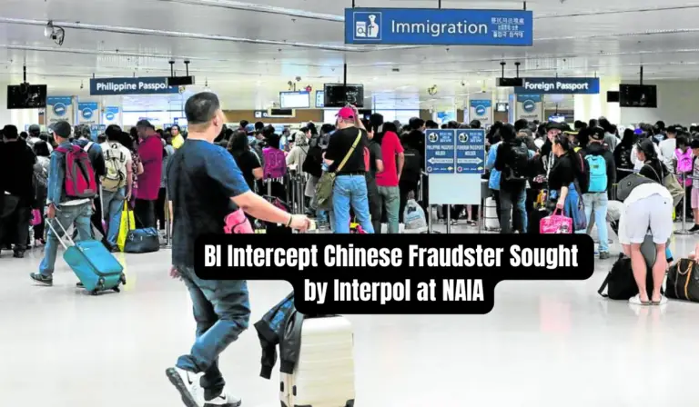 BI Intercept – Chinese Fraudster Sought by Interpol at NAIA