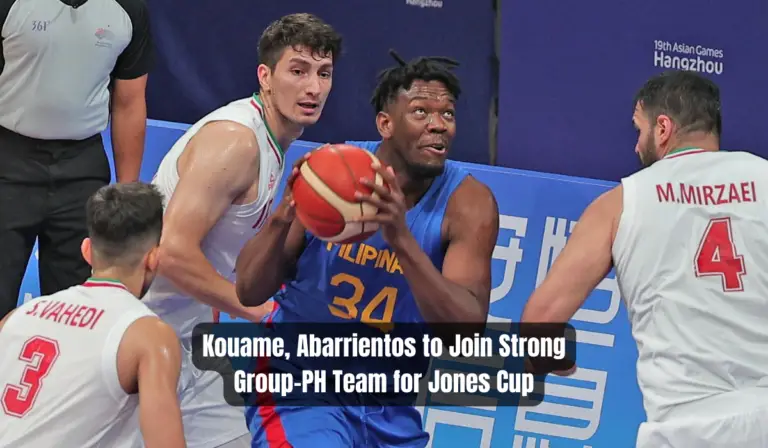 Kouame, Abarrientos to Join Strong Group-PH Team for Jones Cup