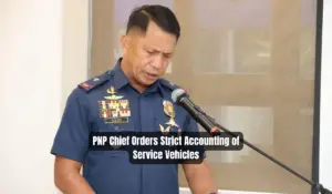 PNP Chief Orders Strict Accounting of Service Vehicles