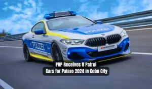 PNP Receives 8 Patrol Cars for Palaro 2024 in Cebu City