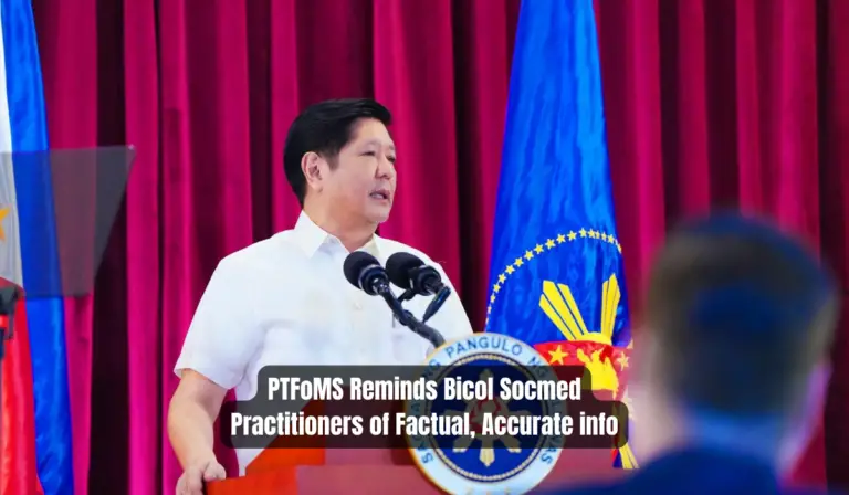 PTFoMS Reminds Bicol Socmed Practitioners of Factual, Accurate info