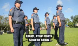 QC Cops, Civilian Cohorts Nabbed for Robbery
