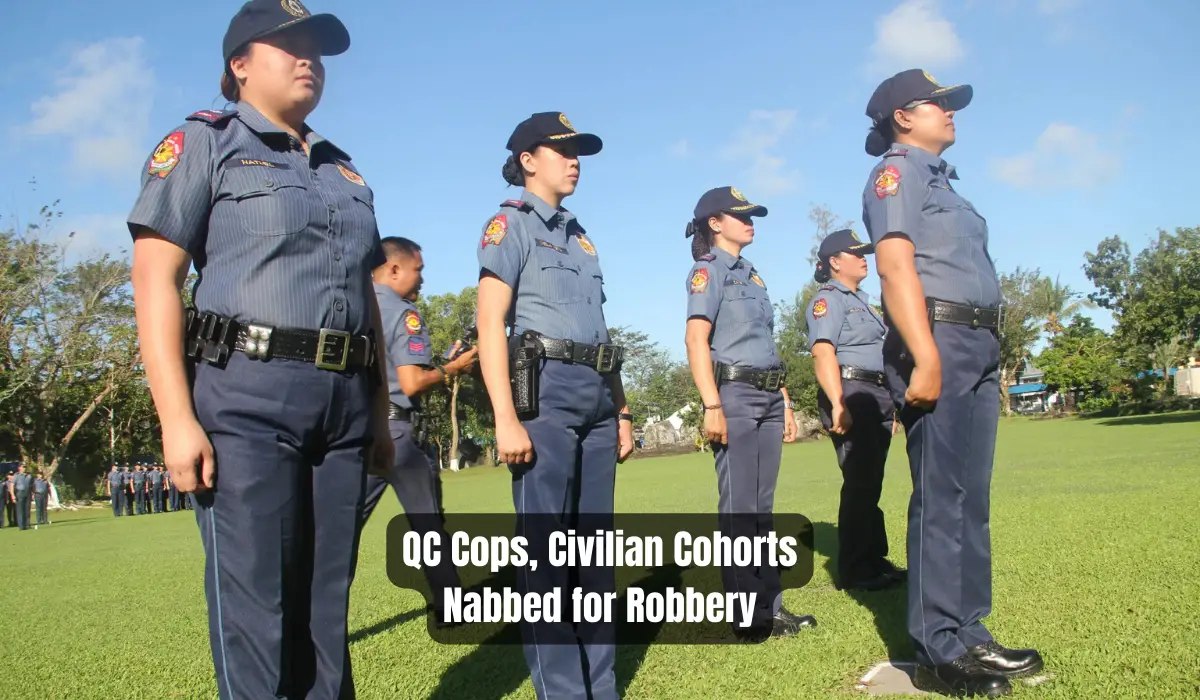 QC Cops, Civilian Cohorts Nabbed for Robbery