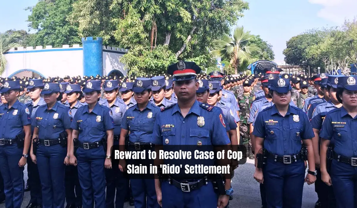 Reward to Resolve Case of Cop Slain in 'Rido' Settlement