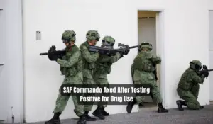SAF Commando Axed After Testing Positive for Drug Use